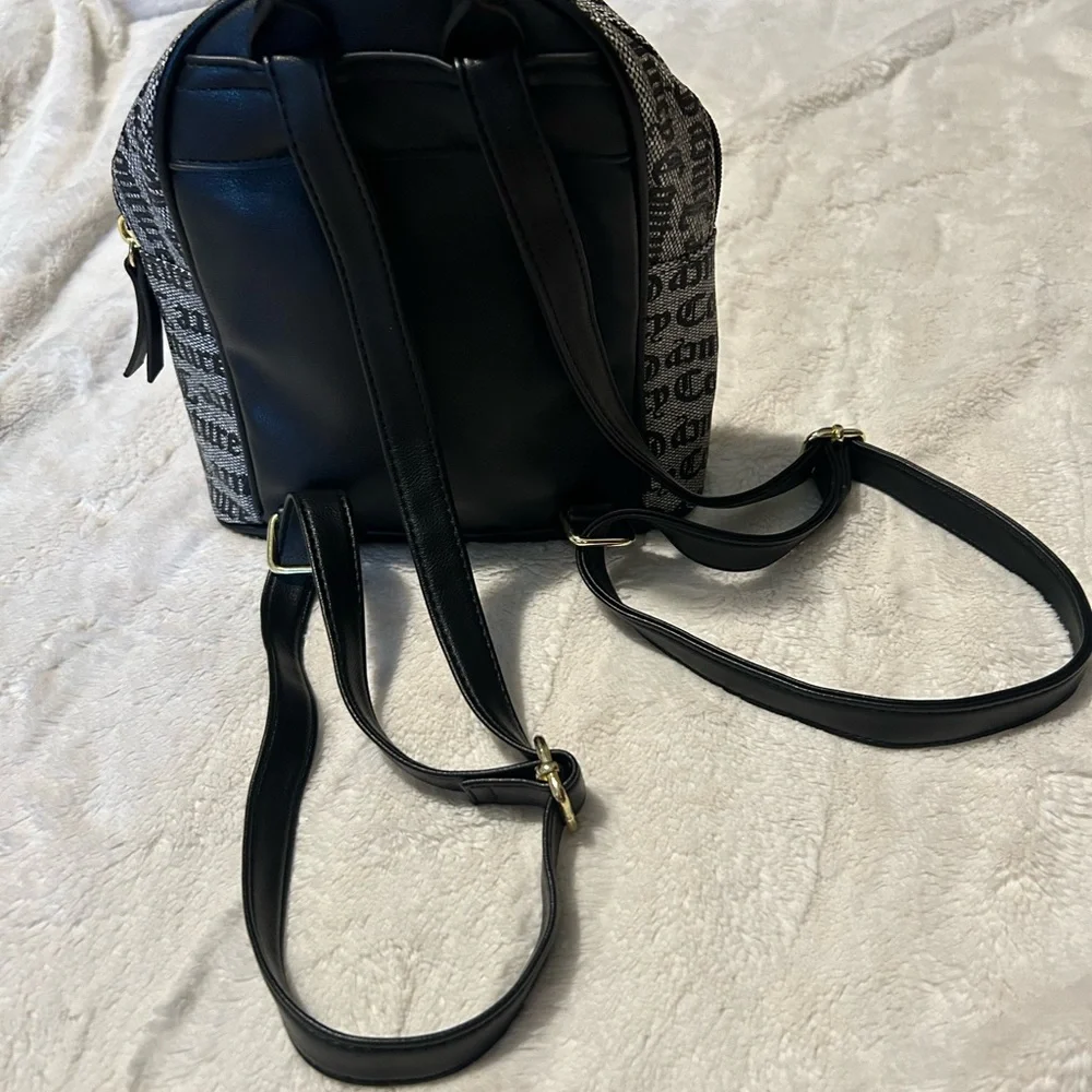 Juicy Couture Black and Gray Backpack